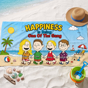 Seaside Friendship Beach Towel - Personalized Gifts For Friends 01HULU270726HH