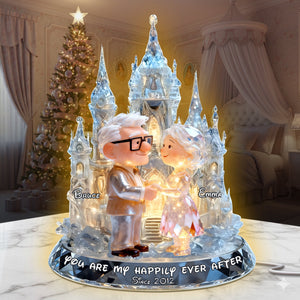 Shimmering Fairytales Couple Acrylic Light Box, Personalized Gifts For Couple 02QHLU301025