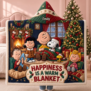 Warm Christmas Hood Blanket - Personalized Christmas Gifts 03pgdt241026