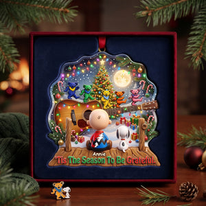 Guitarist Grateful Ornament - Personalized Gifts For Christmas Ornament 01NALU021026