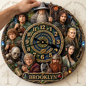 Fantasy Adventure Acrylic Hanging Wall Clock - Personalized Gifts For Fantasy Lovers 02hudt090726