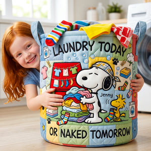 Fun Quilted Laundry Basket Personalized Gifts 03TYDT070726