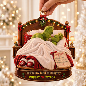 Furry Naughty Couples Acrylic Ornament - Personalized Christmas Gifts For Couples 03ttdt160926