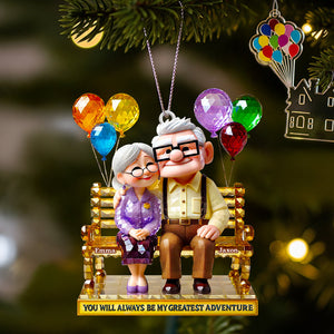 Christmas Romantic Couple Ornament Personalized Gifts 03TGDT050925