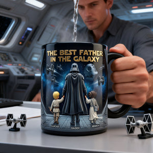 The Best Father Magic Coffee Mug - Personalized Gifts For Father 01natn100426