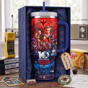 Fantastical World Colorful 40oz Tumbler With Handle - Personalized Gifts 02nalu200726