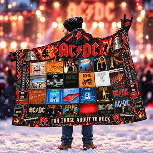 ACDC Band Hood Blanket - Personalized Gifts For Rock Lovers 03naqn241026