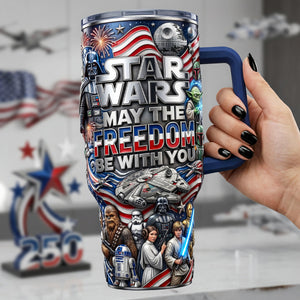 Freedom With You 40oz Tumbler - Personalized Gifts For Patriots 03pata110626