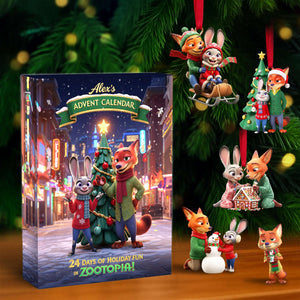 Holiday Fun Advent Calendar Blind Box - Personalized Gift For Christmas 02PGLU111125
