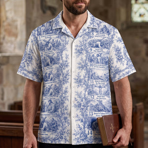 Jesus Cross Journey Hawaiian Shirt - Personalized Gifts For Christians 02hutn200726