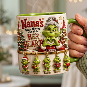 Grandma Holiday Christmas Coffee Mug - Personalized Gifts For Grandma 01nata081026