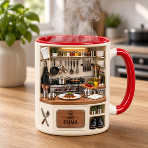 Cooking Coffee Accent Mug - Personalized Gifts For Cooking Lovers 04ttdh061026