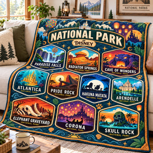 National Park Of Storybook Blanket - Personalized Gifts 02nalu061026