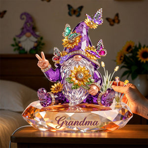 Gnome Mom Light Box - Personalized Mother's Day Gifts 03QHMG070326