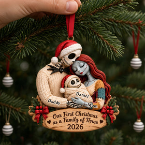 Our First Christmas Ornament - Personalized Gifts For Family 01TYLU231026