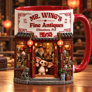 Mystic Shop Red Accent Mug, Personalized Gifts 03qhqn121026