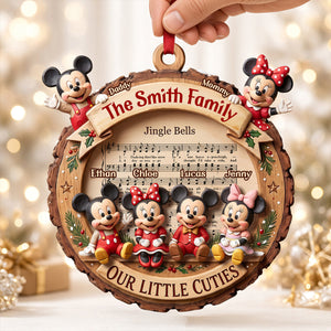 Sweet Family Ornament - Personalized Christmas Gifts For Family 03padt221026