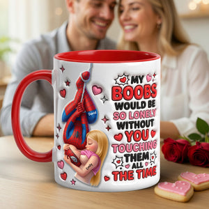Chaos In Love Accent Mug - Personalized Gifts For Couples 03huqn300626