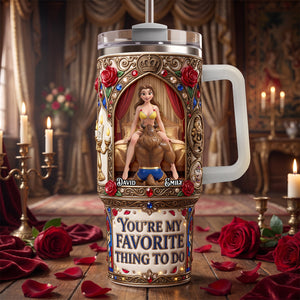 Playful Couple 40oz Tumbler - Personalized Gifts For Couples 02TYDH030726