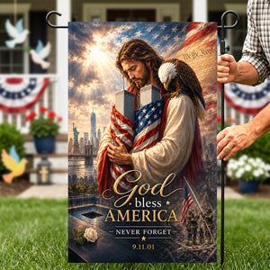 God Soothes America's Pain Garden Flag - Patriot Day 03QHDH270726
