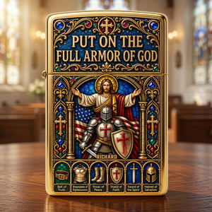 Full Armor of God Lighter - Personalized Gifts For Christians 06padt070726