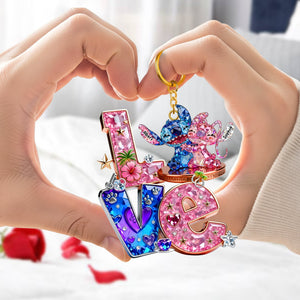 Cute Couple – Personalized Keychain 03toqn301225