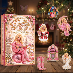 Dolly Parton Tribute Christmas Advent Calendar Blind Box - Personalized Gifts For Music Lovers 03nata160926