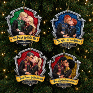 Spellbound Couple Acrylic Ornament - Personalized Christmas Gifts For Couples 02HUDT190926