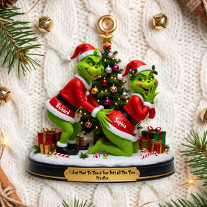 Playful Touch Couple Ornament - Personalized Gift For Couples 02NAQN010826