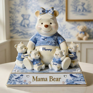 Sweet Mama Bear Acrylic Plaque - Personalized Gifts For Mom 02PGLU020426