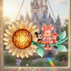 Best Mom Ever Acrylic Suncatcher Ornament - Personalized Gifts For Mom 03nalu230426