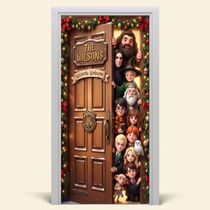 Welcome To Fantastical World Christmas Door Cover - Personalized Christmas Gifts 06naqn290926