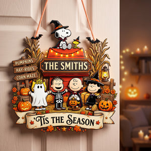 Tis The Season Acrylic Sign - Personalized Halloween Gifts For Family 04pgta300726