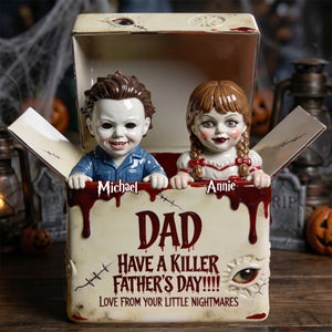 Horror Dad and Kids Acrylic Plaque 149tgdh080626-Homacus