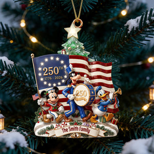 American Pride Edition Christmas Ornament - Personalized Gifts For Patriots 07PADT021026