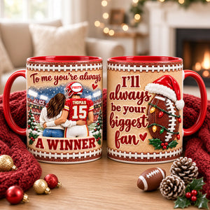 Sport Lover Couple Coffee Accent Mug - Personalized Gifts For Couple Coffee Mug 02HUDH131026