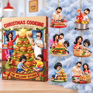Cute Christmas Cooking Advent Calendar Blind Box - Personalized Christmas Gift 01paqn291026