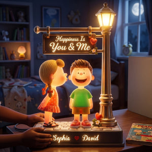 Cute Love Acrylic Light Box - Personalized Gifts For Couple 05nalu220726-Homacus