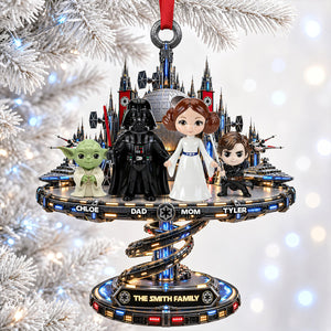 Our Galactic Family Christmas Ornament - Personalized Gifts For Family 05ohdt131026