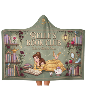 Book Club Wearable Blanket Hoodie - Personalized Gifts For Book Lovers 04NAQN221026
