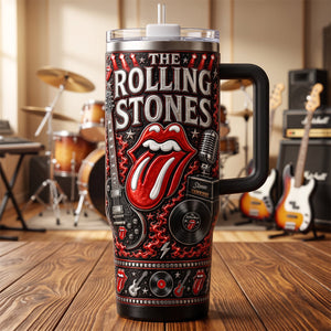 The Rolling Stones 40oz Tumbler - Personalized Gifts For Rock Lovers 04natn160726