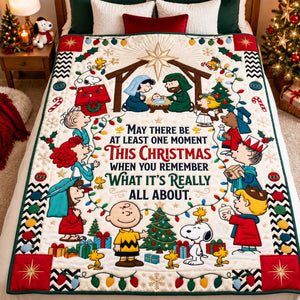 Merry Christmas Nativity Blanket - Personalized Gifts For Christmas 06palu290926