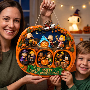 Great Pumpkin Halloween Acrylic Sign – Personalized Gifts For Family 03hata050826