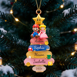 Lovely Adventure Acrylic Ornament - Personalized Christmas Gifts For Family 05nadt071026