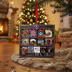 Rock Album Collection Ornament - Personalized Gifts For Music Lover Christmas Ornament 08NATN300926