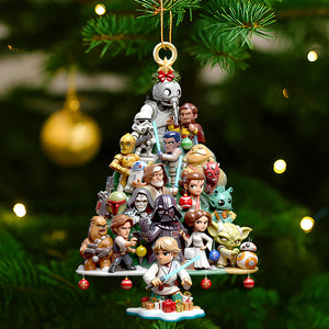 Cosmic Troop Christmas Tree Ornament, Personalized Gifts 01qhdt071025