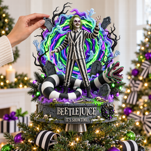 Creepy Christmas Nightmare Acrylic Christmas Tree Topper - Personalized Christmas Gifts 01NAQN071026