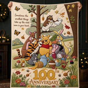 100th Anniversary Childhood Cartoon Blanket - Personalized Gifts For Christmas Blanket 03PADT021026