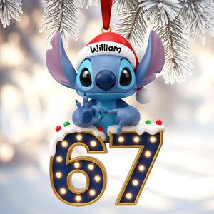Alien Says Six Seven Acrylic Ornament - Personalized Christmas Gifts 04OHQN181125