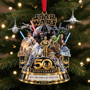 Warriors Merry Christmas Acrylic Ornament - Personalized Christmas Gifts 05ohlu100926